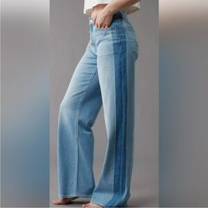 America Eagle Dreamy Drape Super High Rise Baggy Wide Leg